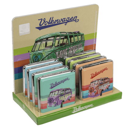 Metal cigarette case, 10 x 9,5 cm,