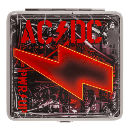 AC/DC, metal cigarette case,