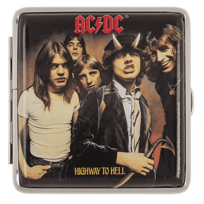AC/DC, metal cigarette case,