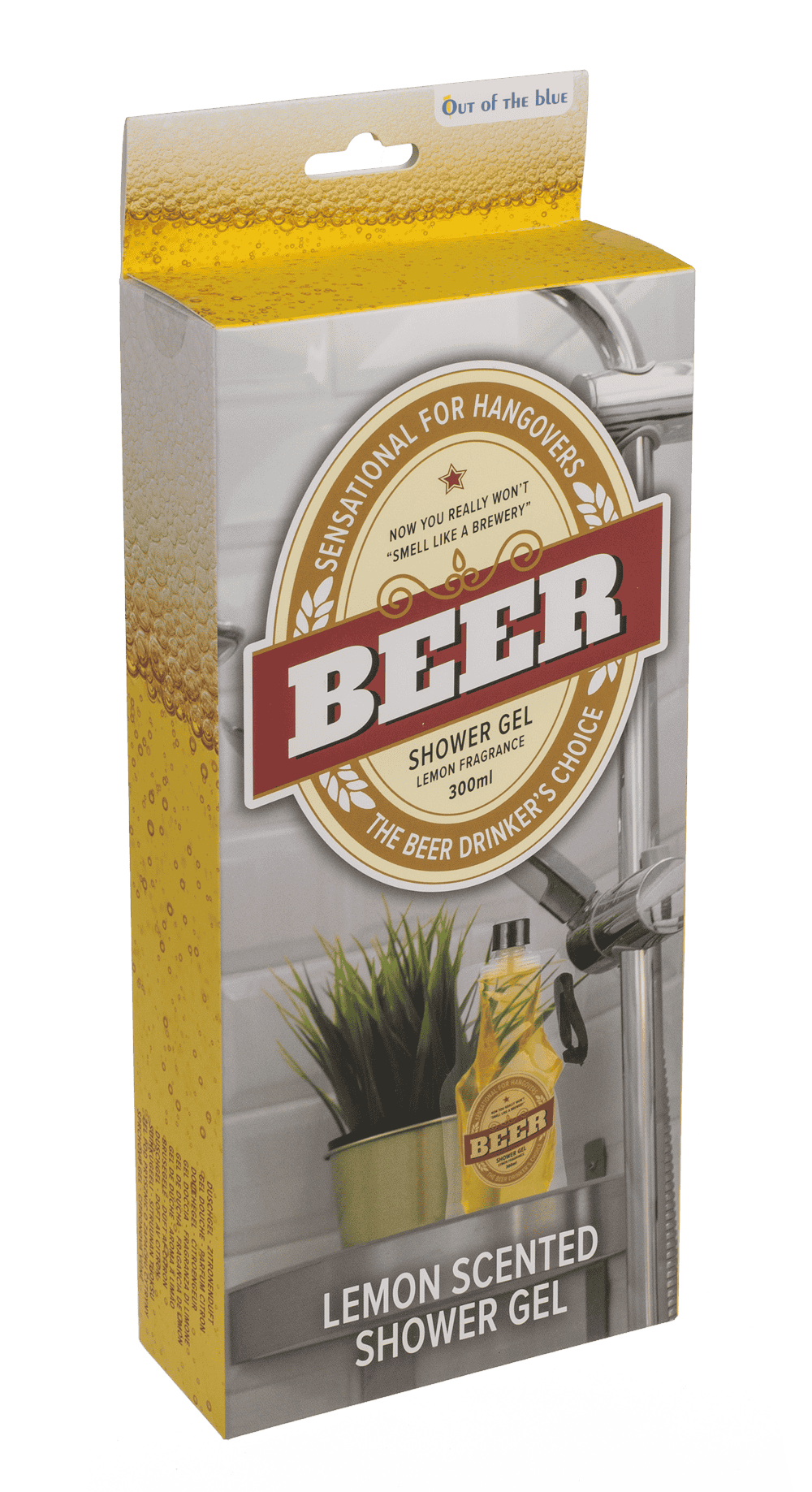 Shower gel, Beer, approx. 300 ml in PET bag with