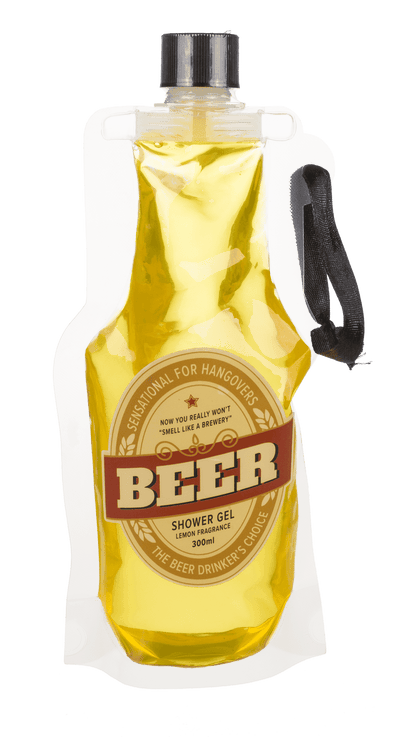 Shower gel, Beer, approx. 300 ml in PET bag with