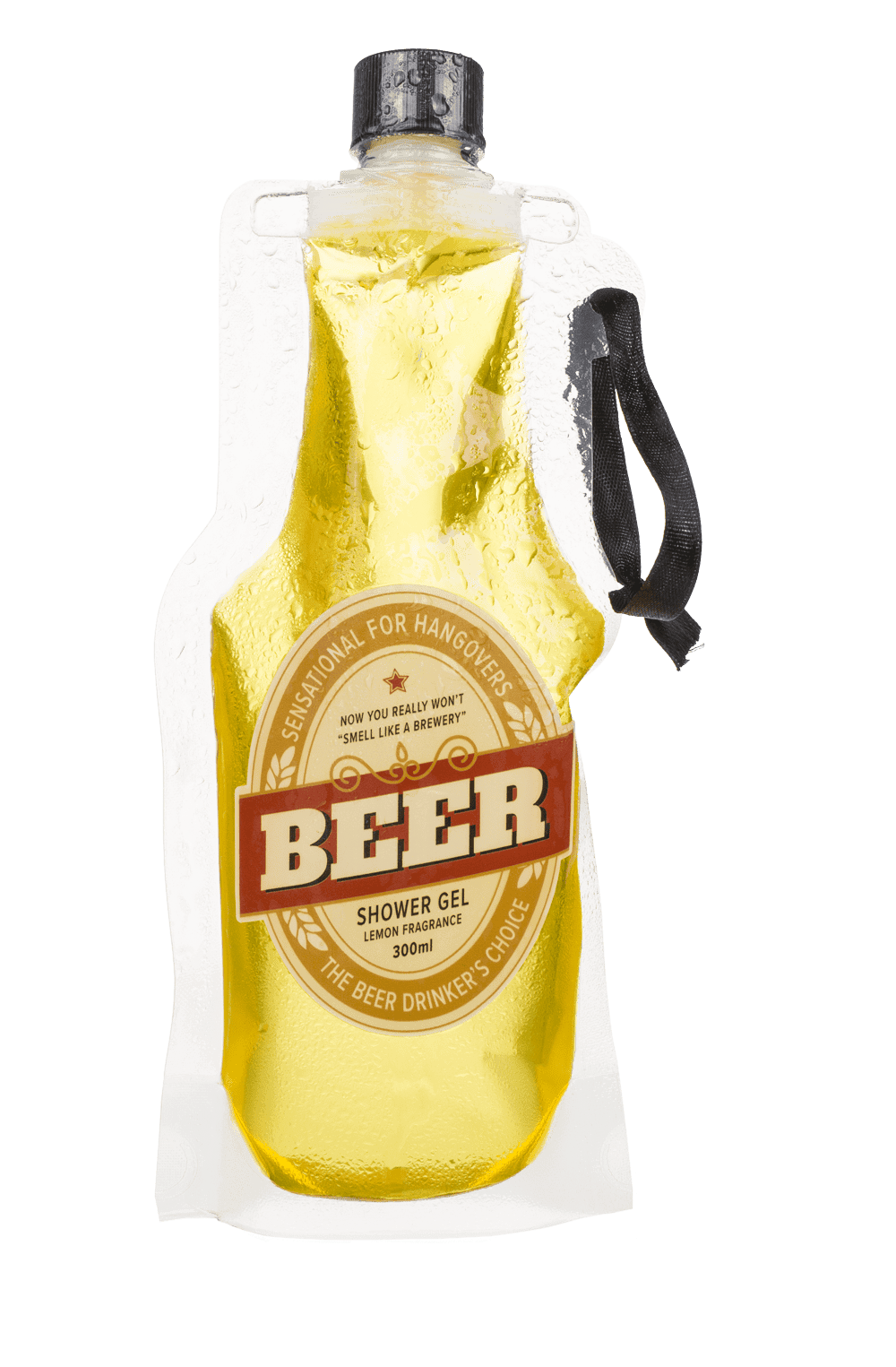 Shower gel, Beer, approx. 300 ml in PET bag with