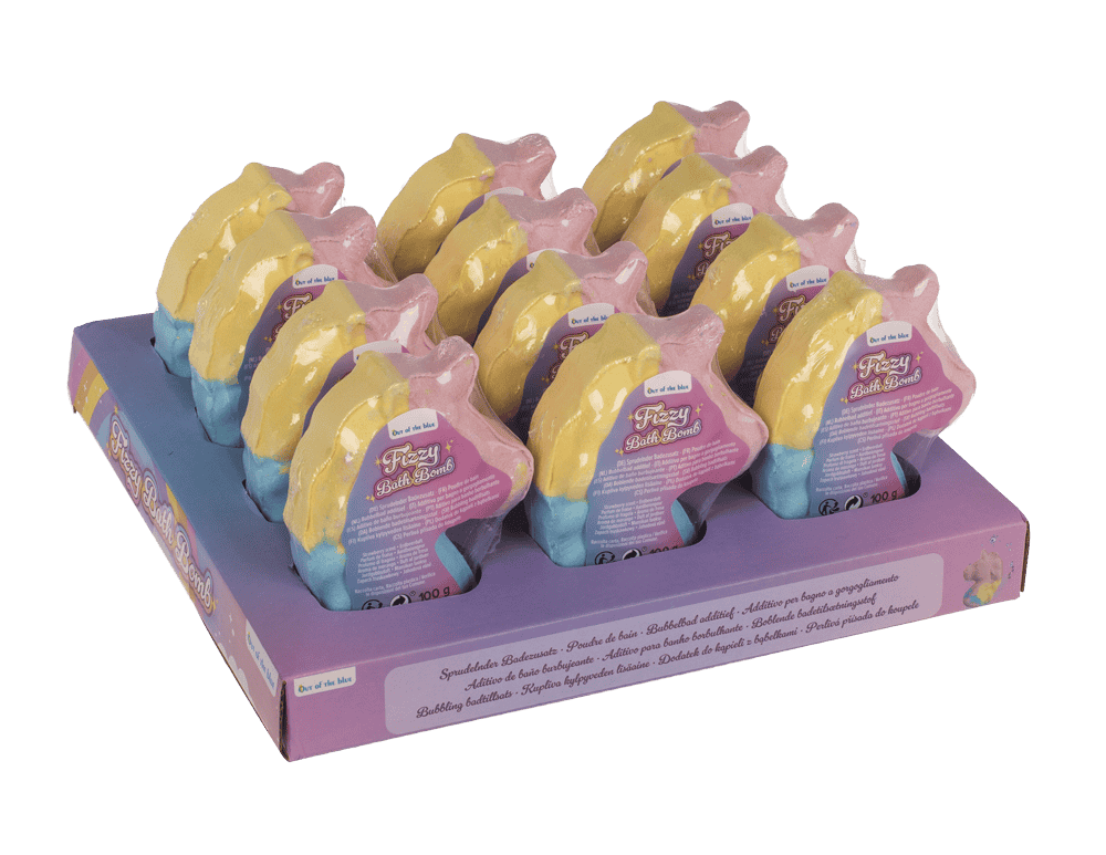 Fizzy bath bomb, Unicorn head,