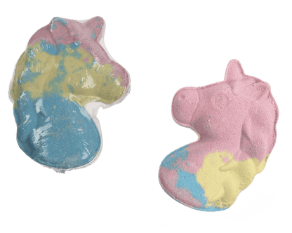 Fizzy bath bomb, Unicorn head,