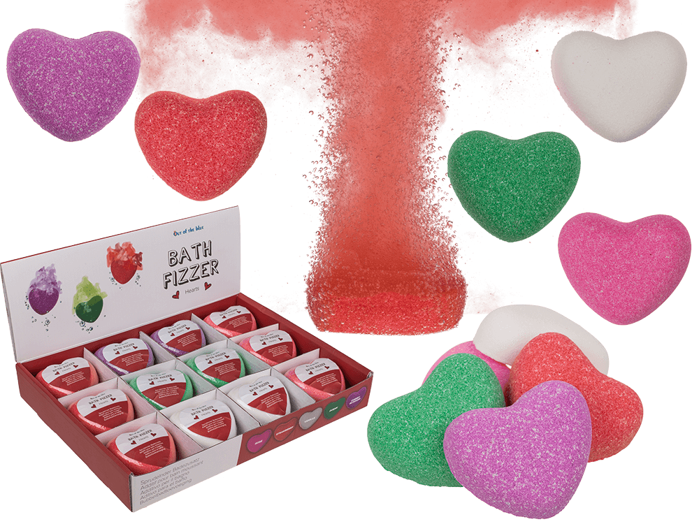 Bath Fizzer, Heart, ca. 150 g,