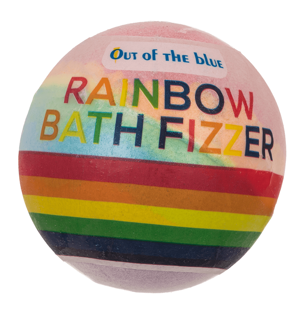 Fizzy bath bomb, Rainbow,, Pride,