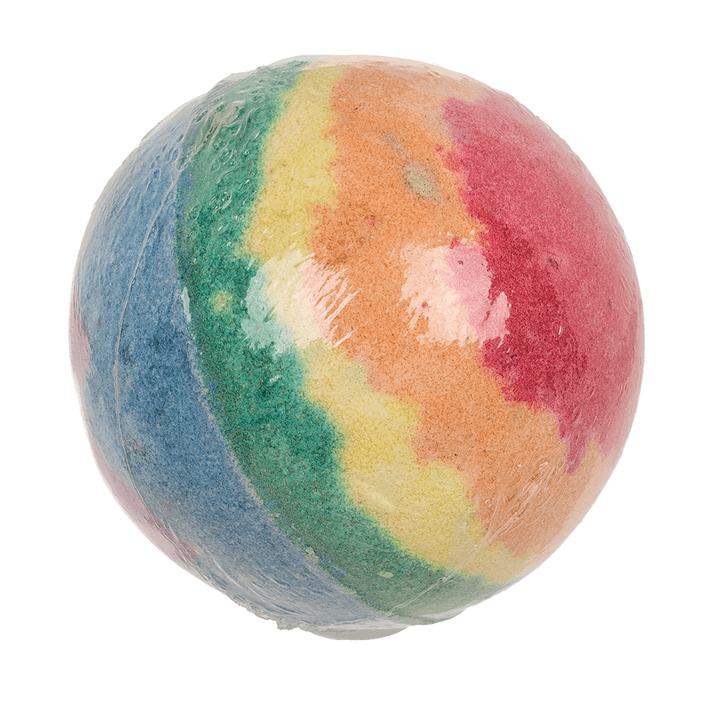 Fizzy bath bomb, Rainbow,, Pride,
