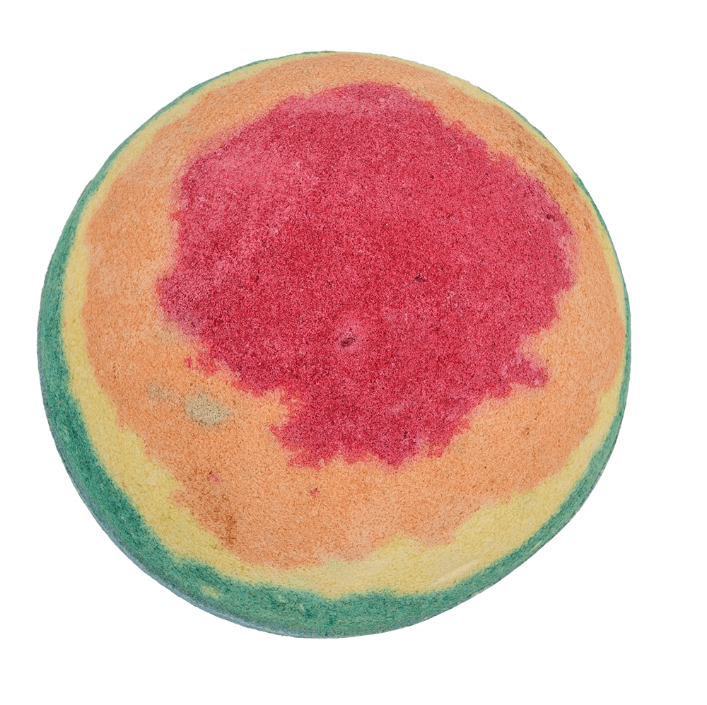 Fizzy bath bomb, Rainbow,, Pride,