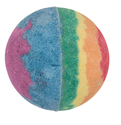 Fizzy bath bomb, Rainbow,, Pride,