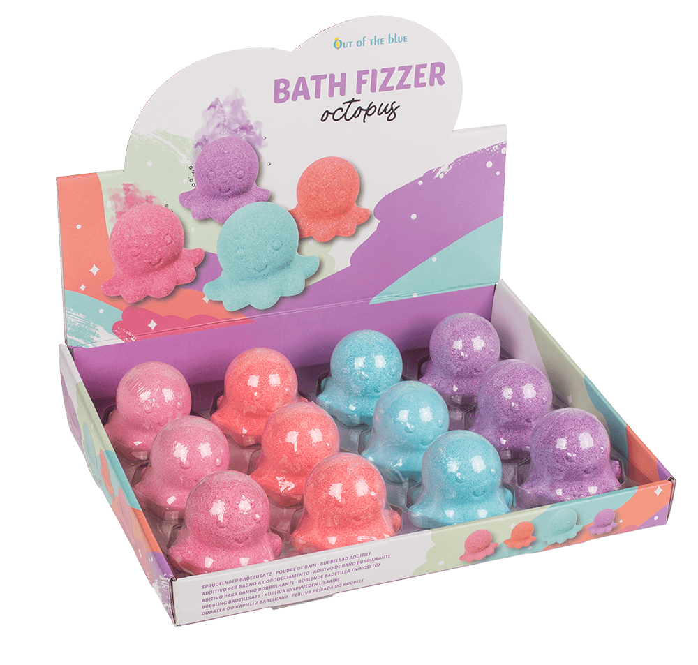 Fizzy bath bomb, Octopus, ca. 100 g,