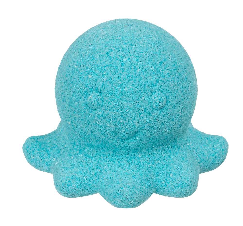Fizzy bath bomb, Octopus, ca. 100 g,