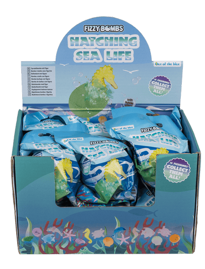 Fizzy bomb, with Sea-Life figurine,