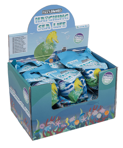 Fizzy bomb, with Sea-Life figurine,