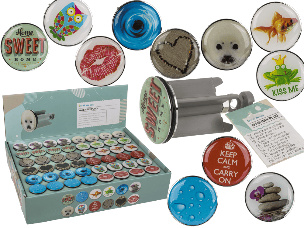 Washbasin plug, Trendy,