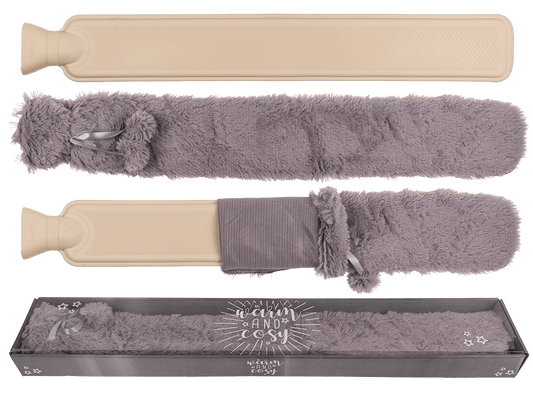 Long Hot Water Bottle, ca. 73 x 12 cm,