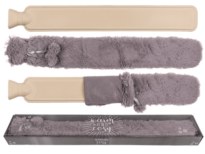 Long Hot Water Bottle, ca. 73 x 12 cm,