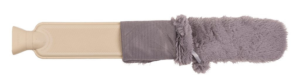 Long Hot Water Bottle, ca. 73 x 12 cm,
