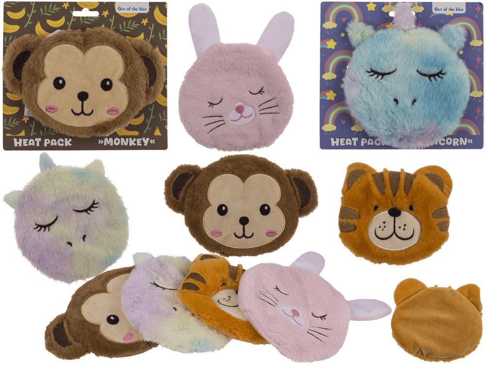 Heat pack, Animal Friends, 4 assorted,