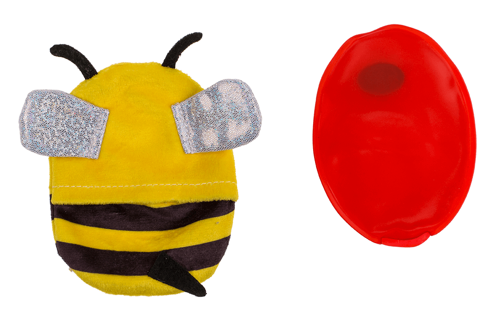 Hand warmer with plush cover,