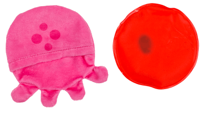 Hand warmer with plush cover,