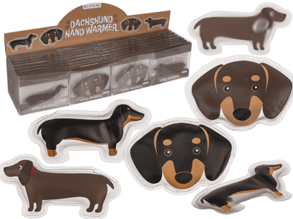 Hand warmer, Dachshund, 13 x 6 cm,