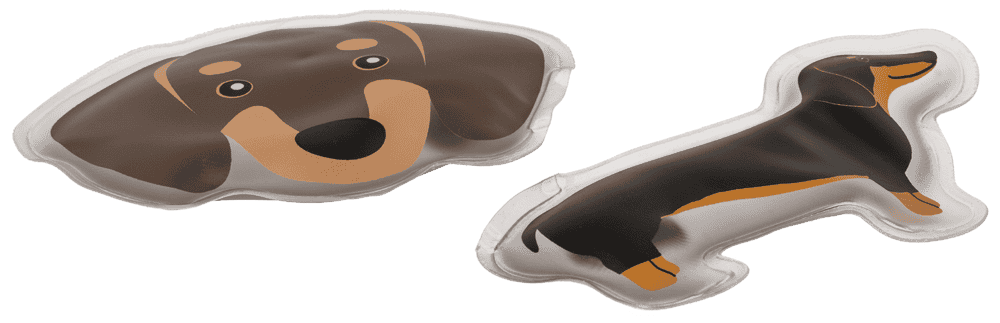 Hand warmer, Dachshund, 13 x 6 cm,