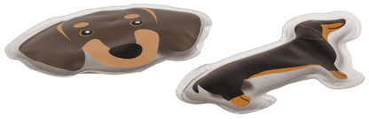 Hand warmer, Dachshund, 13 x 6 cm,