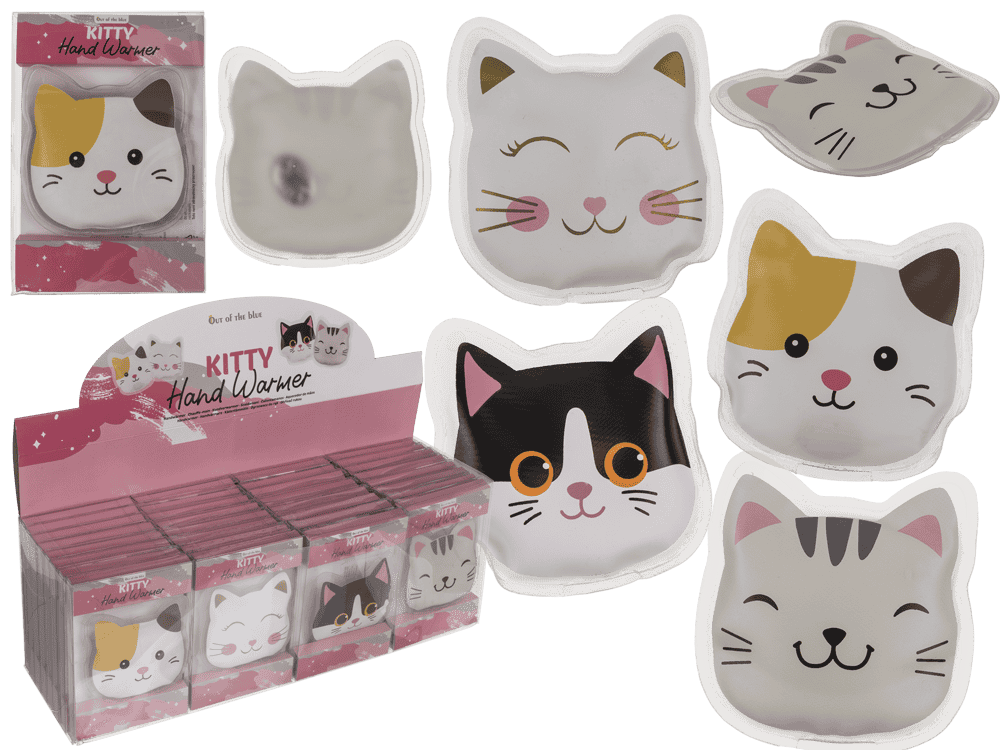 Handwarmer, Kittens, 9 x 9 cm,