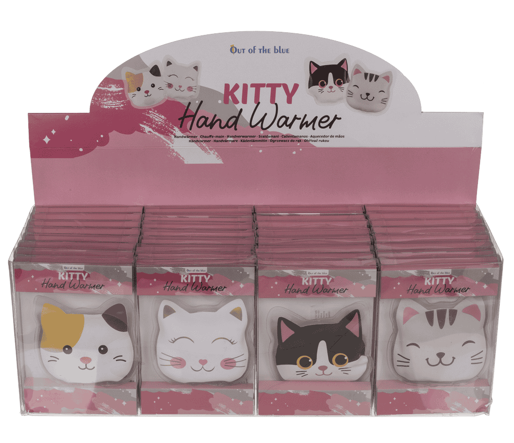 Handwarmer, Kittens, 9 x 9 cm,