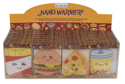 Hand warmer, Fast Food, with plush cover,