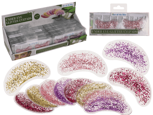 Under eye glitter eye pads,