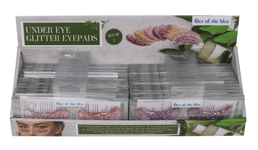 Under eye glitter eye pads,