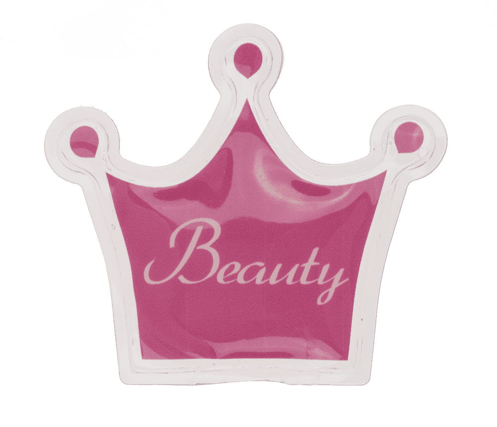 Hot/Cold Spa Eye Pads, in crown shape,