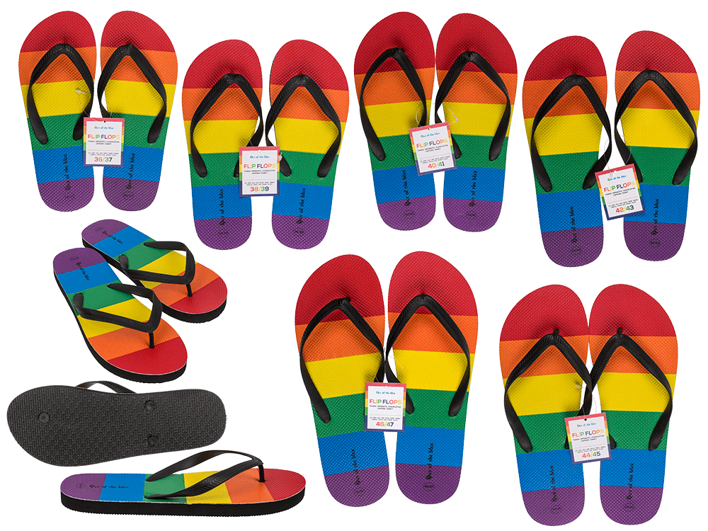 Flip Flops-Set, Rainbow, Pride