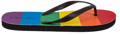 Flip Flops, Rainbow, Pride, Size 46/47