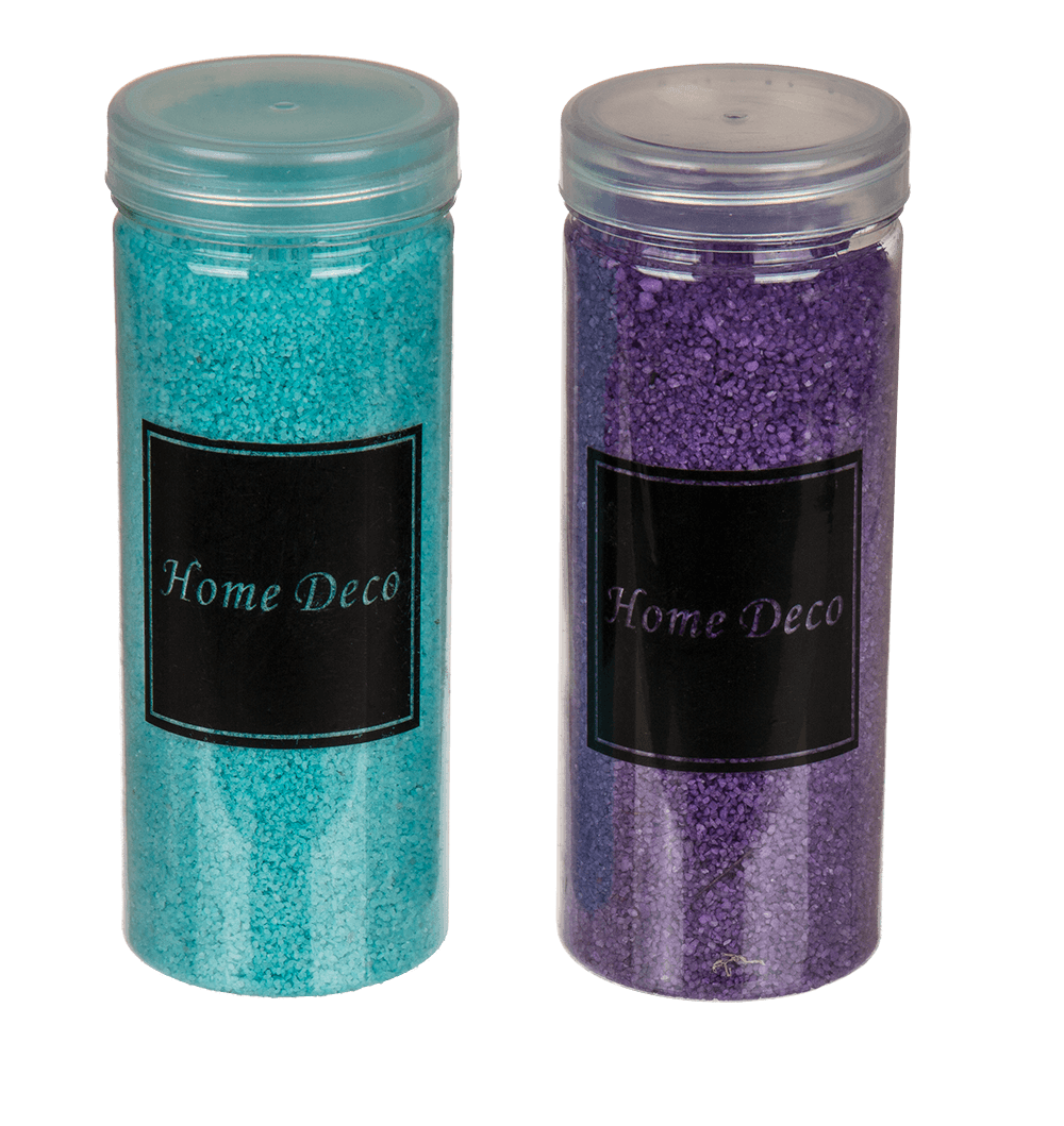 Deco sand, fine grained, 6 colours ass.,