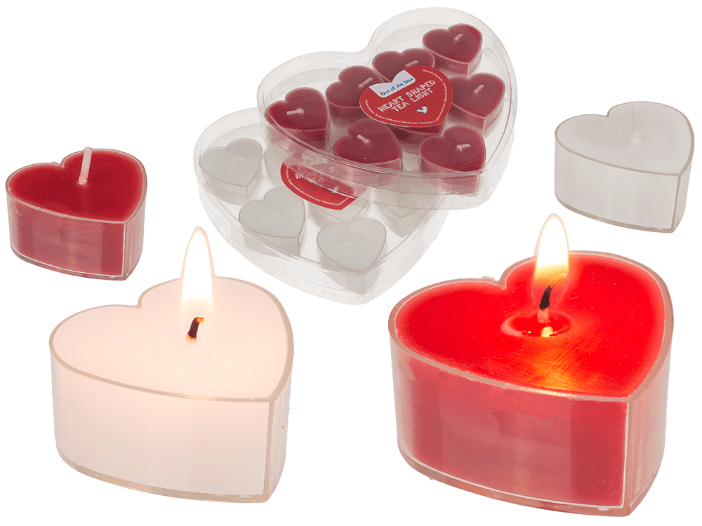 Heart shaped tea light,
