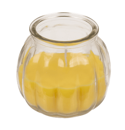 Citronella candle in glass,