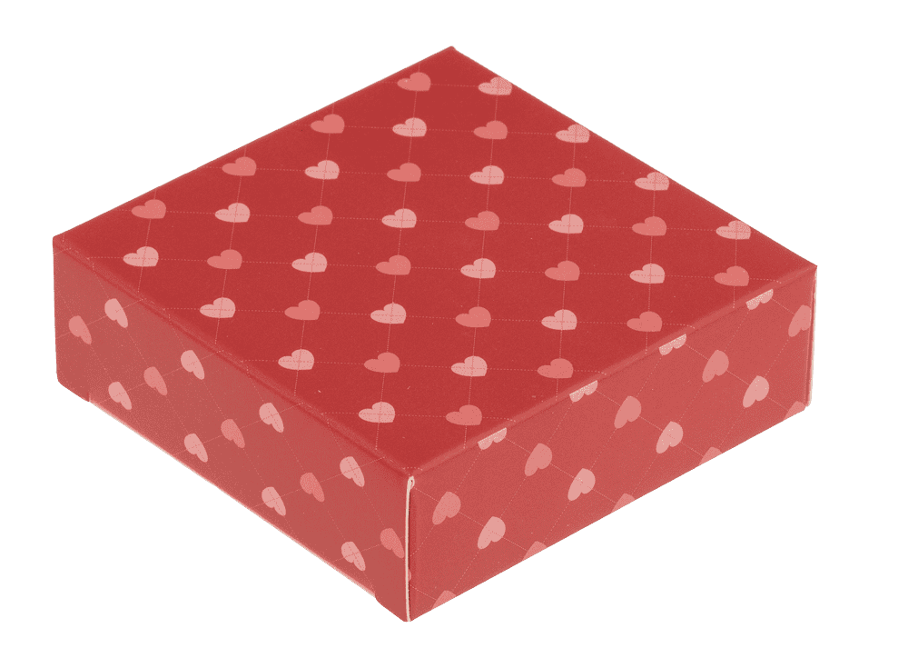 Candle in glass, heart shaped,