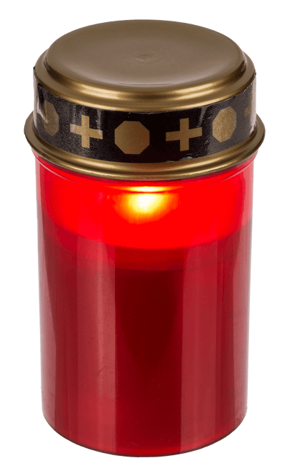 LED grave light, red,