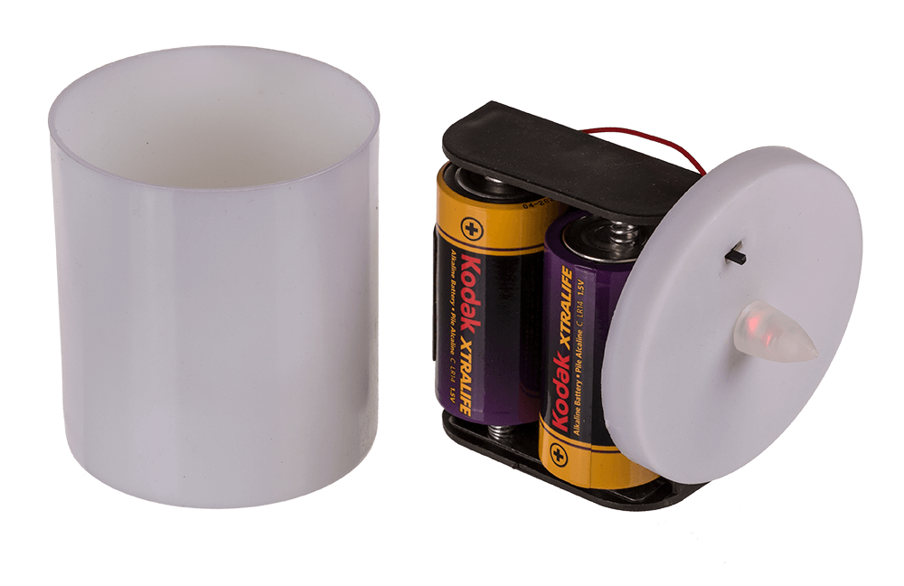 LED grave light, red,