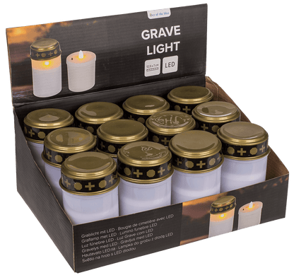 LED grave light, white,
