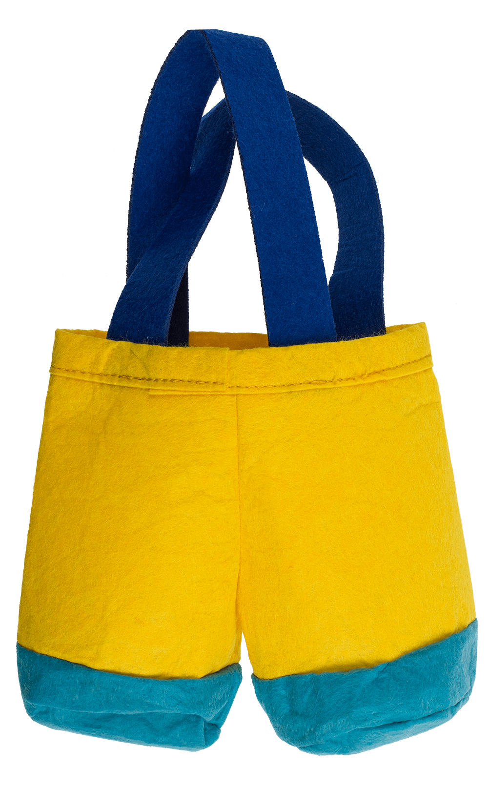 Felt collecting bag, Bunny trousers, 10 x 9 cm;