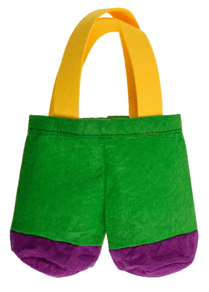 Felt collecting bag, Bunny trousers, 10 x 9 cm;