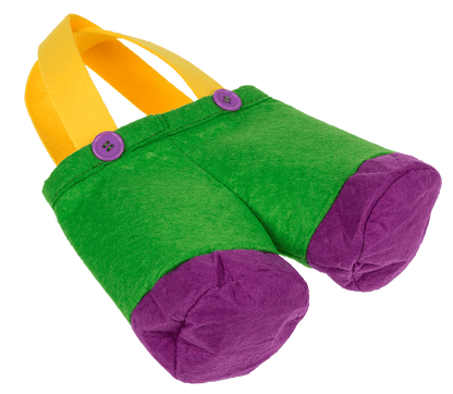 Felt collecting bag, Bunny trousers, 10 x 9 cm;