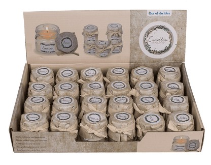 Candle with natural wax (White Tea, Vanilla, Lily,