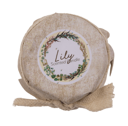 Candle with natural wax (White Tea, Vanilla, Lily,