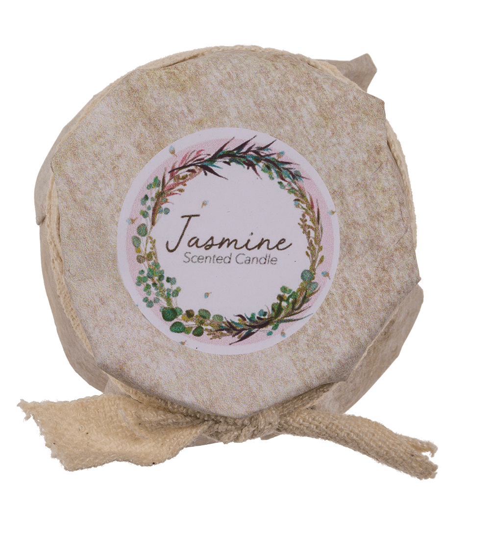 Candle with natural wax (White Tea, Vanilla, Lily,