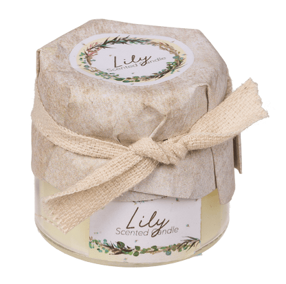 Candle with natural wax (White Tea, Vanilla, Lily,