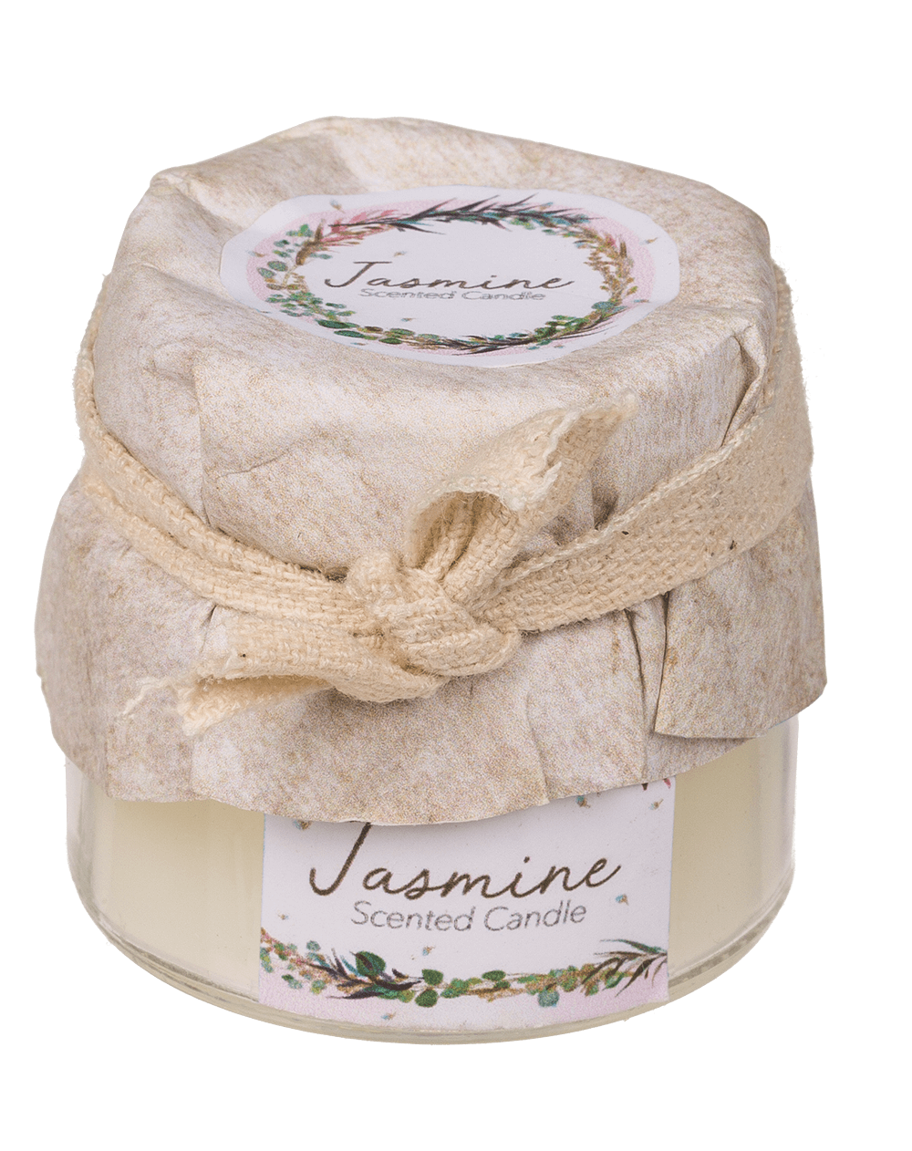 Candle with natural wax (White Tea, Vanilla, Lily,